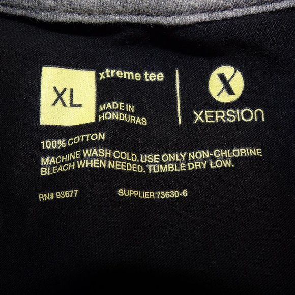 2 for 1 Price New Mens Xersion Black T-shirt Tops - Picture 4 of 5